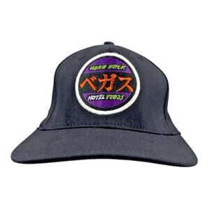 Hard Rock Hotel Las Vegas Hat Black OSFA Adjustable Cap Embroidered Logo Japan